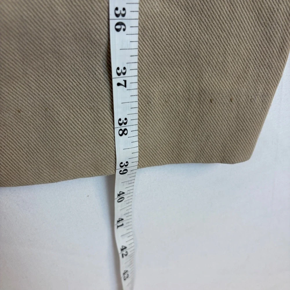 Vintage 90s Levis 555 Relaxed Fit Straight Leg Jeans Tan Khaki USA Mens *33x29*